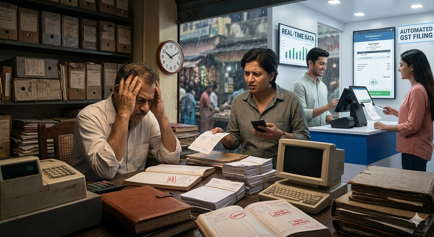 From Bahi-Khata to Digital Billing: A Comprehensive Guide to GST Migration for Indian MSMEs