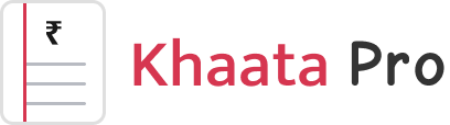 Khaata Pro Logo - English